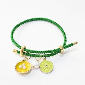 Green Charms Bracelet