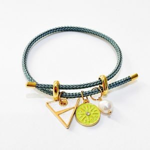Grey Charms Bracelet